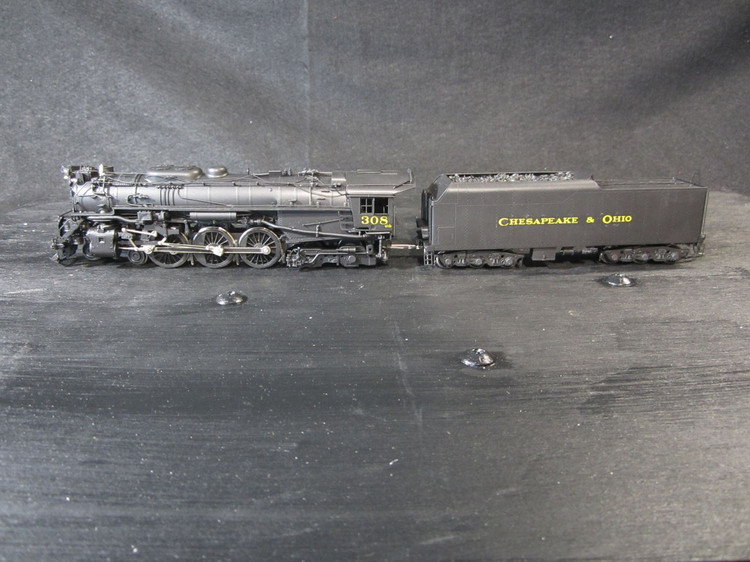 HO Brass Chesapeake & Ohio Class L-2 Baker 4-6-4 #308 Steam Locomotive w/ Tender – Train of the Day
