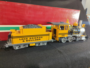Las Vegas Train World - Train of the Day - LGB Lake George & Boulder 2119D 2-6-0 Steam Loco & Tender w/ Box - G Gauge