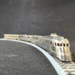 Las Vegas Train World - Train of the Day - Burlington Zephyr 9900 Brass Nickel Plated Locomotive (3 Unit Train) Unpainted