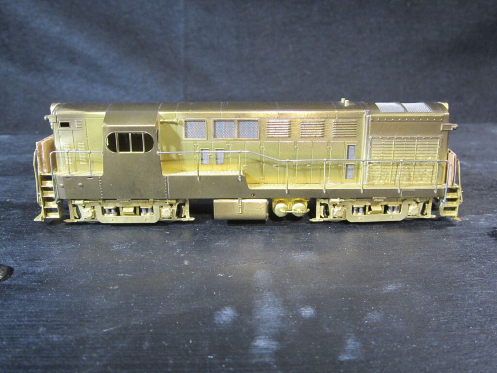 The Car Works Fairbanks -Morse Road Switcher H-16-44 - Raymond Loewy Style C-Liner Trucks - Train of the Day from Las Vegas Train World