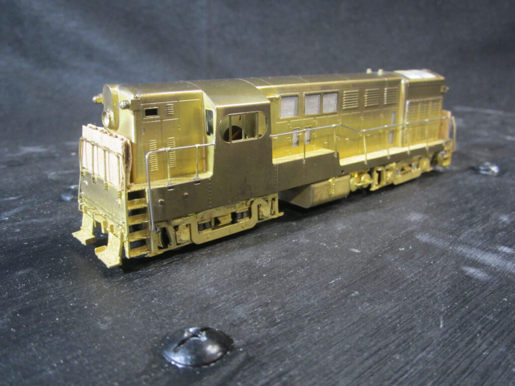 The Car Works Fairbanks -Morse Road Switcher H-16-44 - Raymond Loewy Style C-Liner Trucks - Train of the Day from Las Vegas Train World