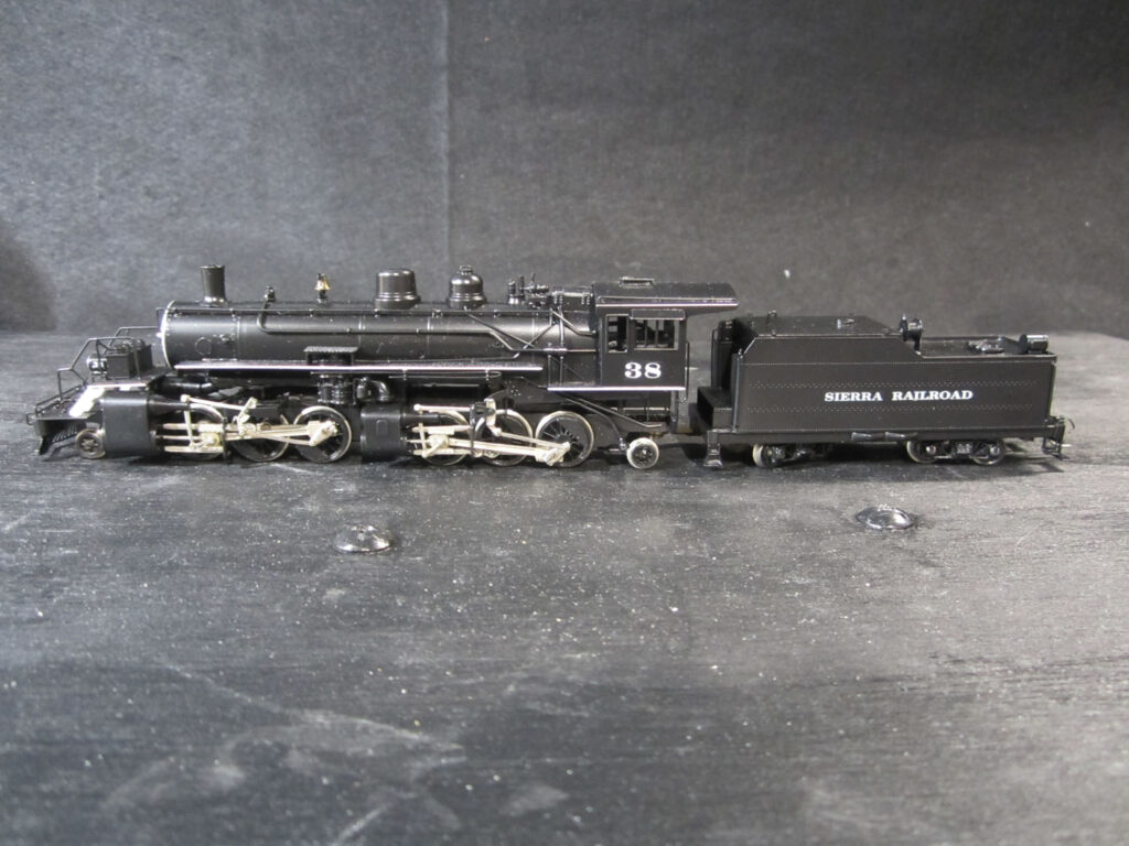United Scale Models Beautiful Painted Brass Sierra RR 2-6-6-2 #38 Steam Locomotive w Tender Mallet Articulated - HO Gauge - Las Vegas Train World - Train of the Day