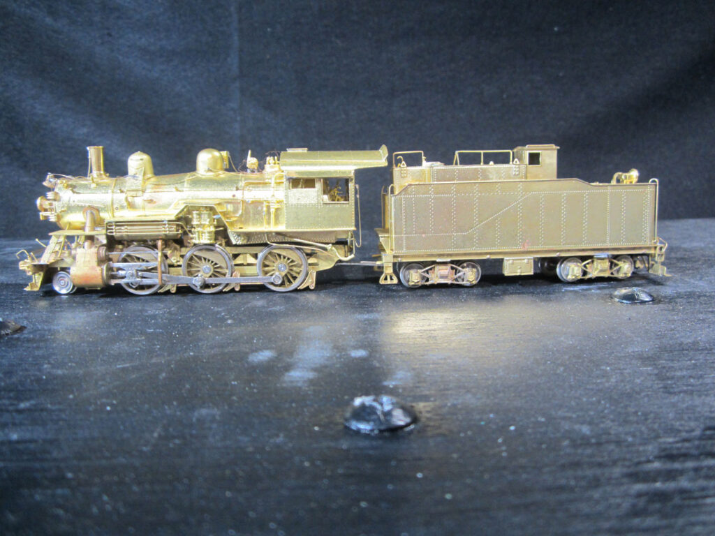 Las Vegas Train World - Train of the Day - Hallmark Unpainted Brass MKT 2-6-0 Class J5 Steam Locomotive w/ Tender HO